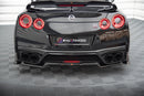 Central Rear Splitter (with vertical bars) Nissan GTR R35 Facelift-4