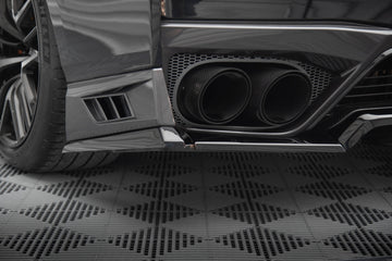 Rear Side Splitters Nissan GTR R35 Facelift - 0