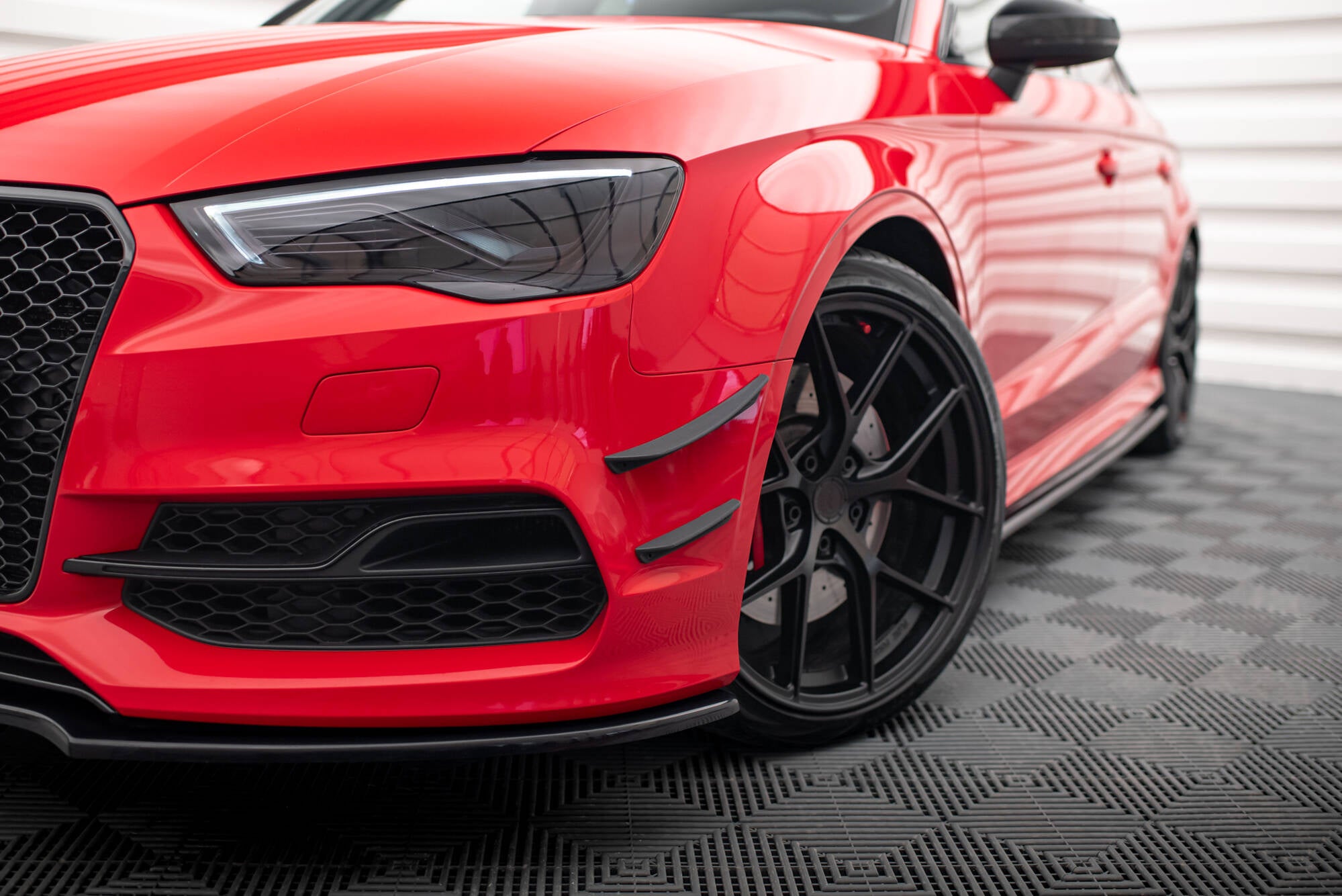 Front Bumper Wings (Canards) Audi S3 / A3 S-Line 8V Sedan / Cabrio