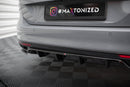 Central Rear Splitter (with vertical bars) Volkswagen Passat R-Line B8 Facelift-3