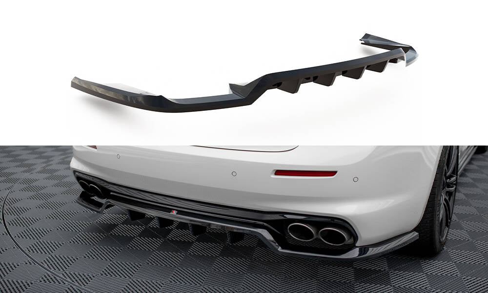 Central Rear Splitter (with vertical bars) Maserati Ghibli Mk3 Facelift