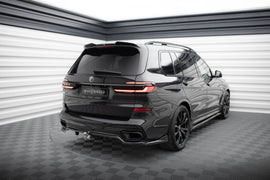 Central Rear Splitter (with vertical bars) BMW X7 M-Pack G07 Facelift - 0