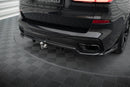 Central Rear Splitter (with vertical bars) BMW X7 M-Pack G07 Facelift-3