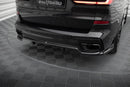Central Rear Splitter (with vertical bars) BMW X7 M-Pack G07 Facelift-7