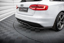 Rear Splitter (with vertical bars) Audi A4 Competition B8 Facelift-6