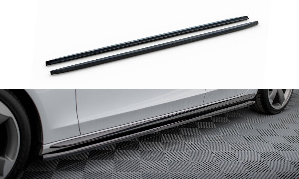 Side Skirts Diffusers V.3 Audi A4 / A4 S-Line / S4 B8 