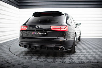 Rear Valance Audi A6 Avant C7 (Version with single exhausts on both sides) - 0