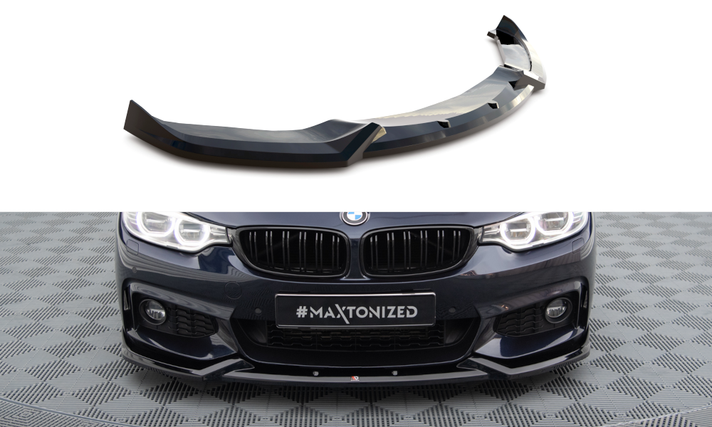 Front Splitter V.5 BMW 4 Coupe / Gran Coupe / Cabrio M-Pack F32 / F36 / F33