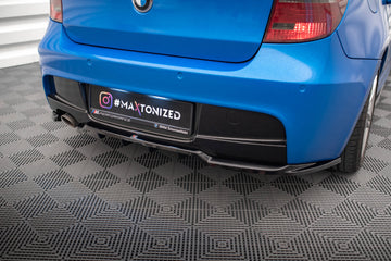 Rear Splitter (with vertical bars) BMW 1 M-Pack E87 Facelift - 0