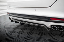 Central Rear Splitter (with vertical bars) Ford Mondeo Sport Mk5 Facelift / Fusion Sport Mk2 Facelift - 0