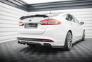 Central Rear Splitter (with vertical bars) Ford Mondeo Sport Mk5 Facelift / Fusion Sport Mk2 Facelift-4