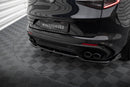 Central Rear Splitter (with vertical bars) Alfa Romeo Stelvio Quadrifoglio Mk1-4