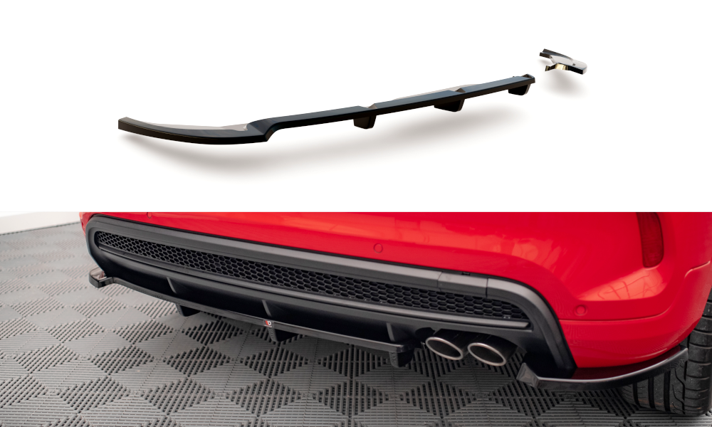 Central Rear Splitter (with vertical bars) Fiat 500X Sport Mk1 Facelift