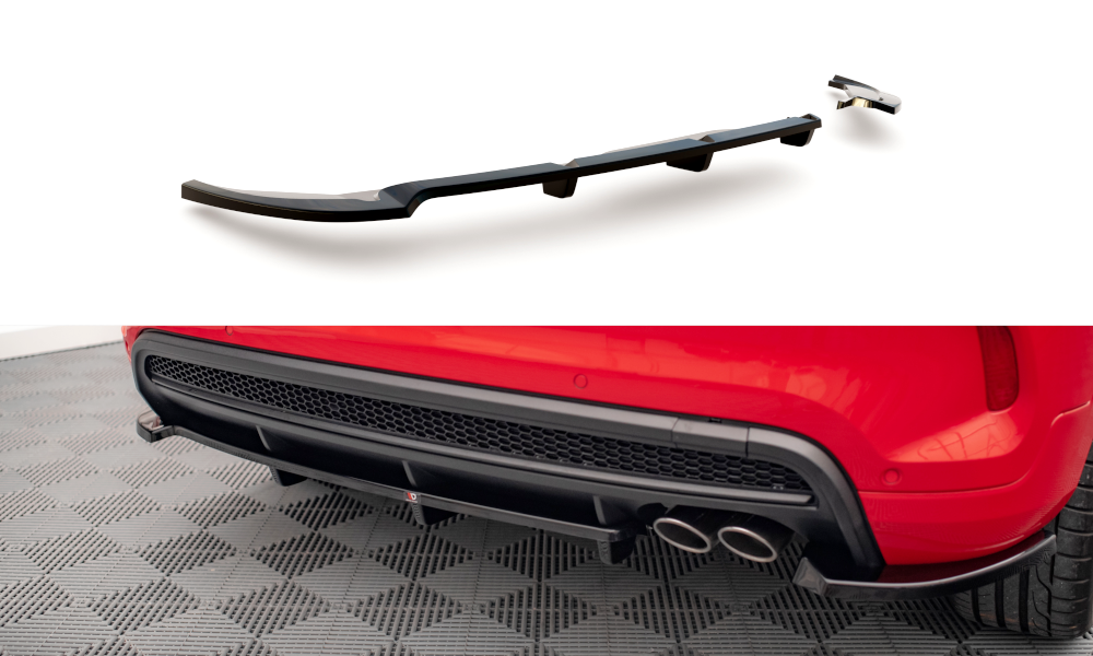 Rear Splitter (with vertical bars) Fiat 500X Sport Mk1 Facelift