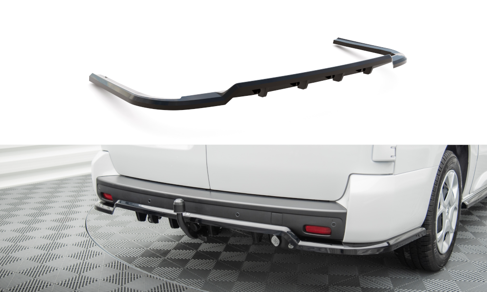 Central Rear Splitter (with vertical bars) Citroen Jumpy L3 Mk3