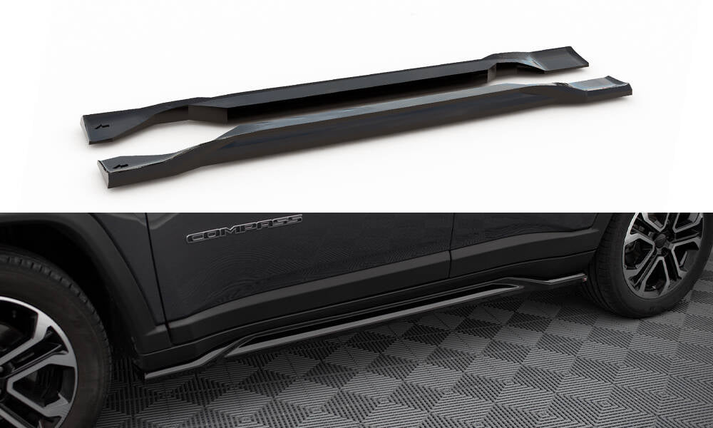 Side Skirts Diffusers Jeep Compass Limited Mk2 Facelift