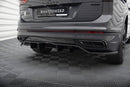 Central Rear Splitter (with vertical bars) Volkswagen Tiguan R-Line Mk2 Facelift-3