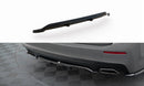 Central Rear Splitter (with vertical bars) BMW 5 G30 / G31 Facelift