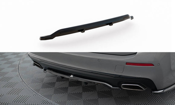 Central Rear Splitter (with vertical bars) BMW 5 G30 / G31 Facelift