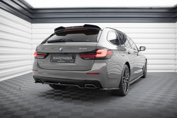 Rear Splitter (with vertical bars) BMW 5 G30 / G31 Facelift - 0