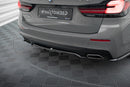 Rear Splitter (with vertical bars) BMW 5 G30 / G31 Facelift-4