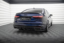 Central Rear Splitter (with vertical bars) V.2 Audi A4 S-Line B9 Facelift-2