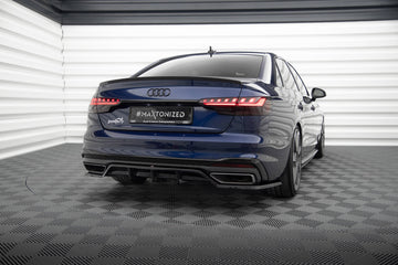 Rear Splitter (with vertical bars) V.2 Audi A4 S-Line B9 Facelift - 0