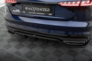 Central Rear Splitter (with vertical bars) V.2 Audi A4 S-Line B9 Facelift-3