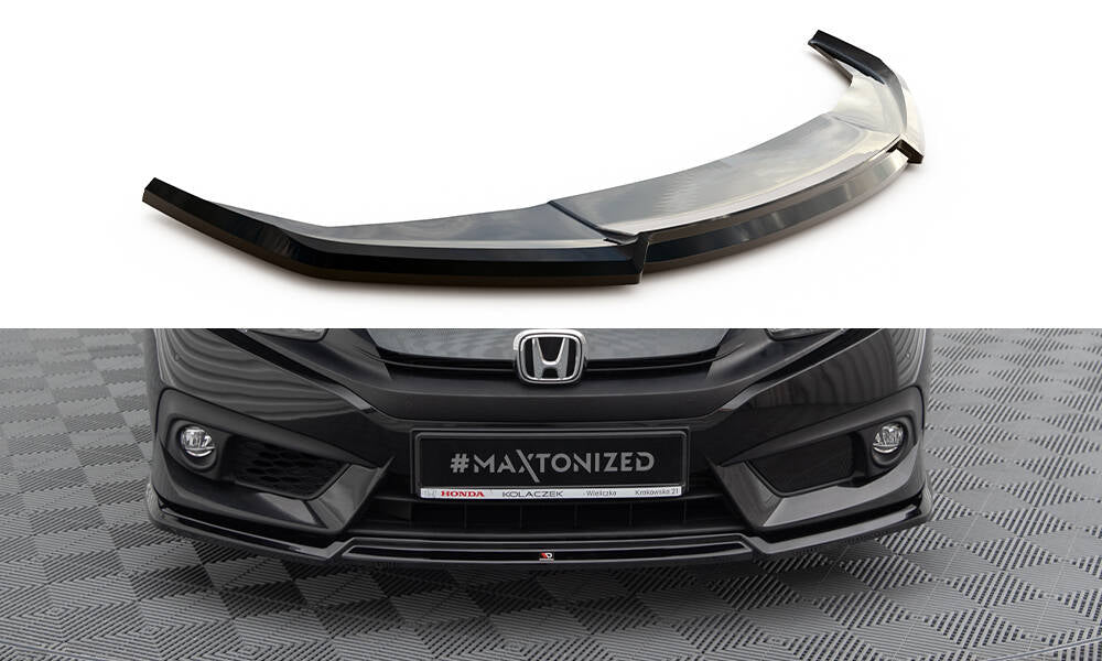 Front Splitter V.2 Honda Civic Mk10