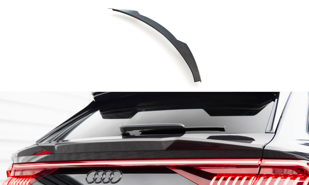 Carbon Fiber Tailgate Spoiler (Lower) Audi RSQ8 / SQ8 / Q8 S-Line Mk1