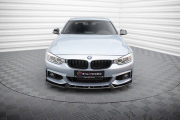 Front Splitter V.4 BMW 4 Coupe / Gran Coupe / Cabrio M-Pack F32 / F36 / F33 - 0