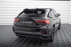 Central Rear Splitter (with vertical bars) Audi Q3 Sportback F3 - 0