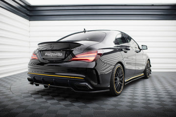 Central Rear Splitter (with vertical bars) Mercedes-AMG CLA 45 C117 Facelift - 0