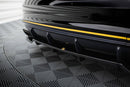 Central Rear Splitter (with vertical bars) Mercedes-AMG CLA 45 C117 Facelift-4