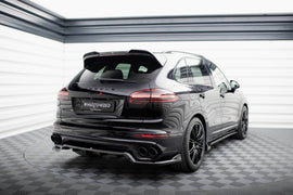 Rear Splitter (with vertical bars) Porsche Cayenne Mk2 Facelift - 0