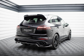 Rear Splitter (with vertical bars) Porsche Cayenne Mk2 Facelift - 0