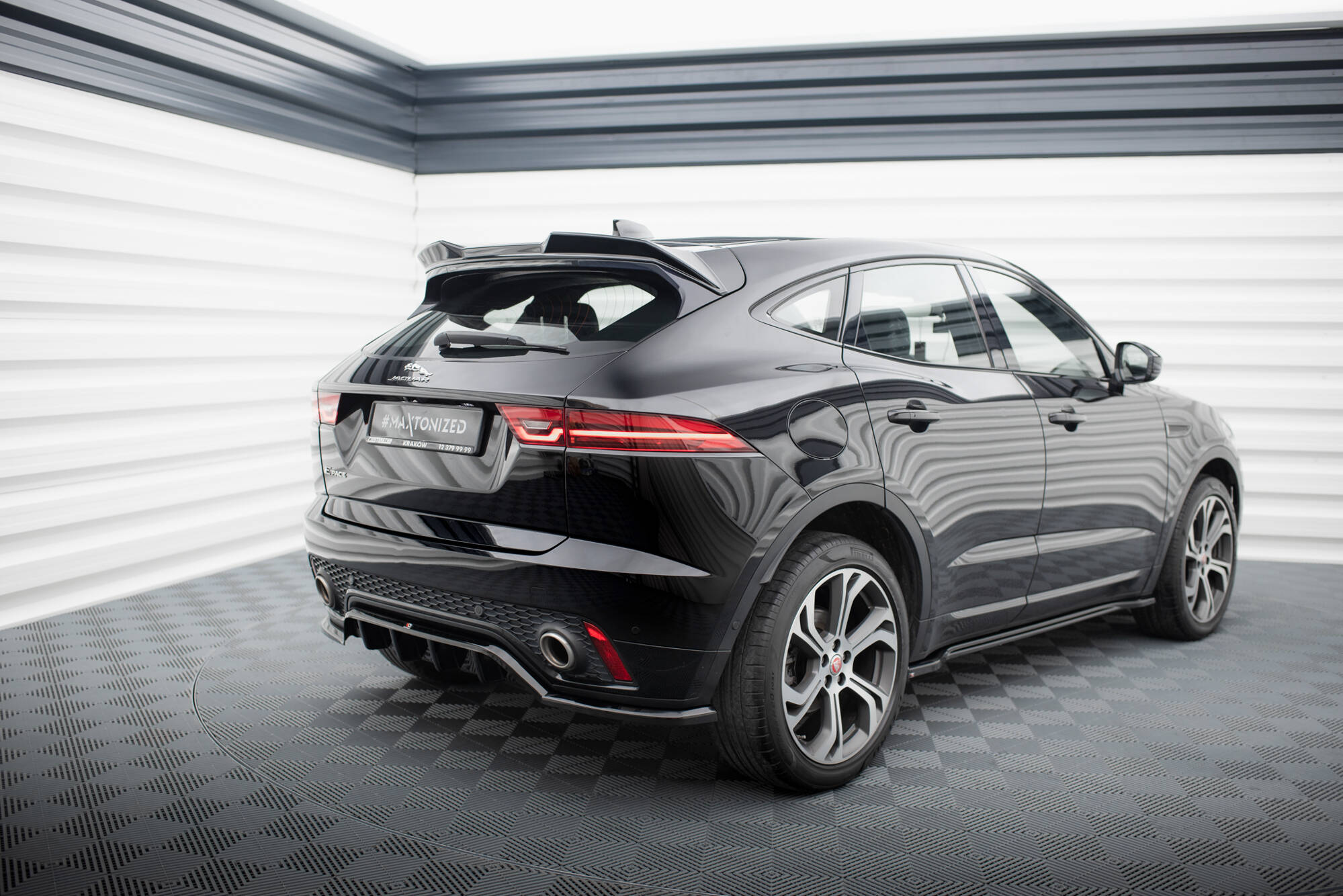 Rear Splitter (with vertical bars) Jaguar E-Pace R-Dynamic Mk1