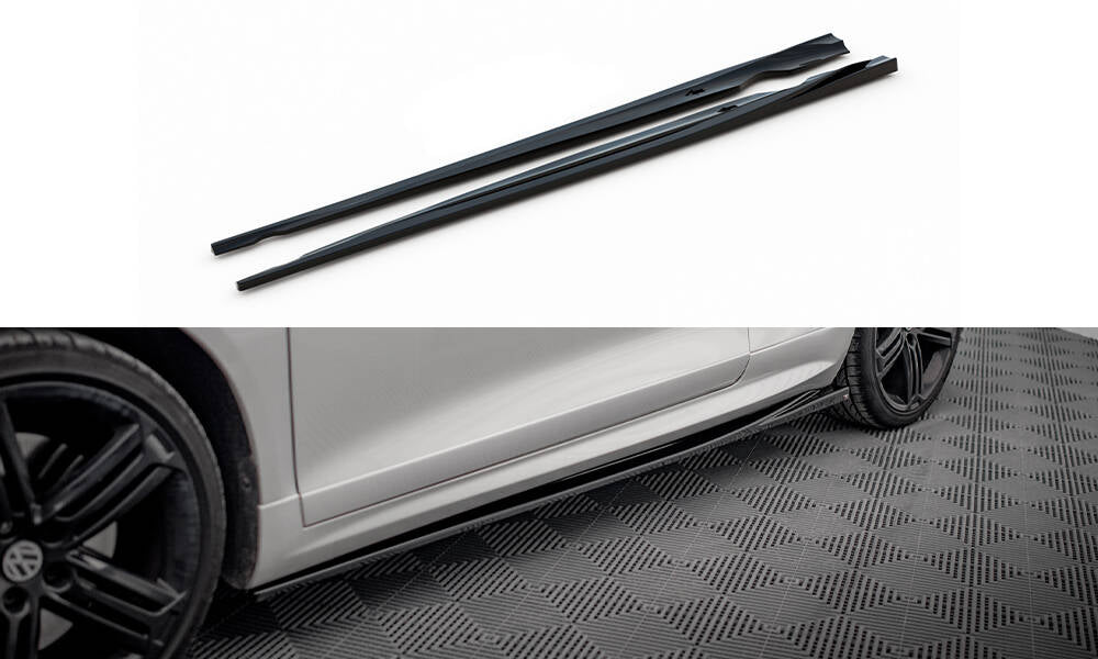 Side Skirts Diffusers V.2 Volkswagen Scirocco R Mk3