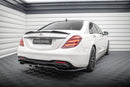 Central Rear Splitter (with vertical bars) Mercedes-Benz S AMG-Line W222 Facelift-2