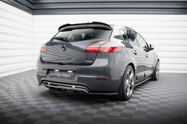Central Rear Splitter (with vertical bars) Renault Megane GT MK3 Facelift - 0
