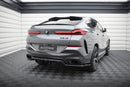 Central Rear Splitter (with vertical bars) V.1 BMW X6 M-Pack G06 Facelift-2