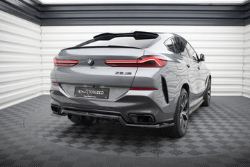 Rear Splitter (with vertical bars) V.1 BMW X6 M-Pack G06 Facelift - 0