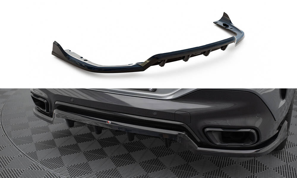 Rear Splitter (with vertical bars) V.2 BMW X6 M-Pack G06 Facelift