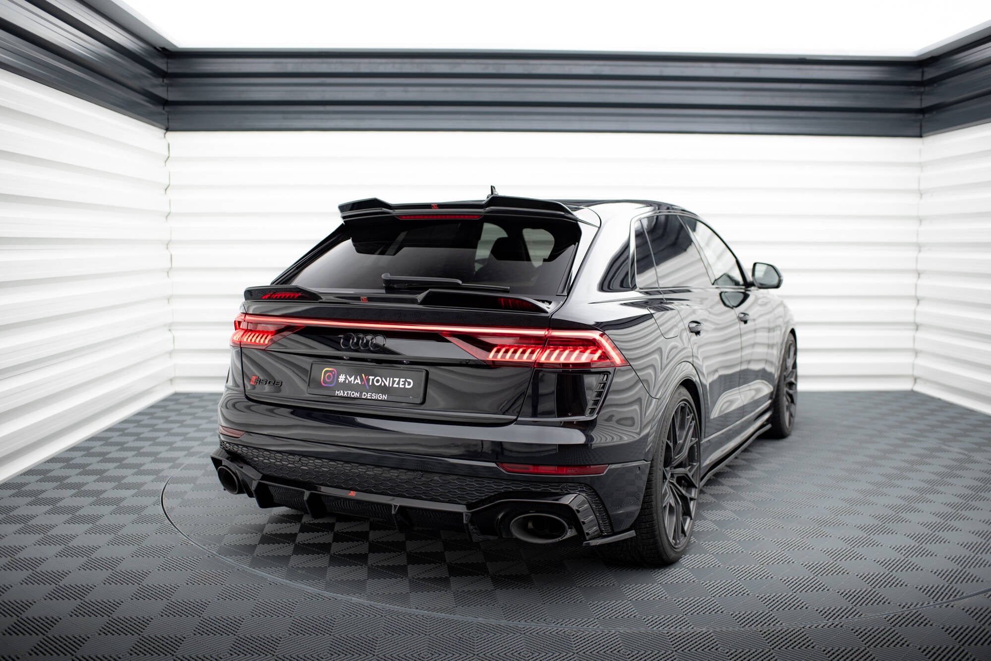 Lower Spoiler Cap 3D Audi Q8 / RSQ8 / SQ8 / Q8 S-Line Mk1