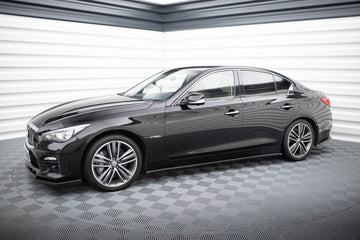 Side Skirts Diffusers V.2 Infiniti Q50 S Mk1 - 0