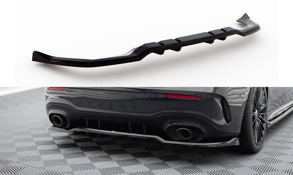 Rear Splitter (with vertical bars) Mercedes-AMG A35 Hatchback W177