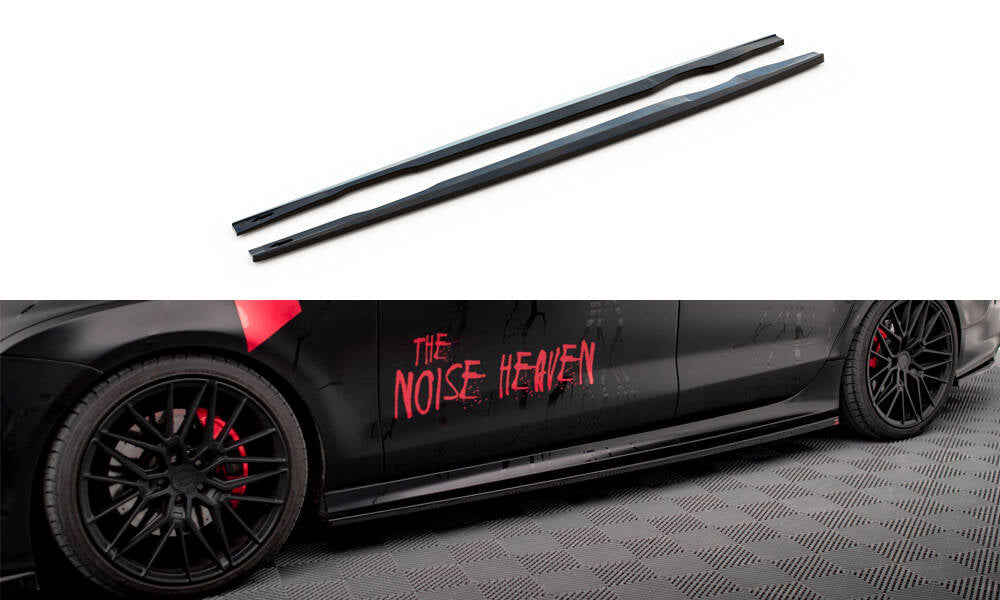 Side Skirts Diffusers V.1 Audi A7 S-Line C7