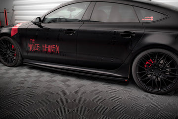 Side Skirts Diffusers V.3 Audi RS7 C7 - 0