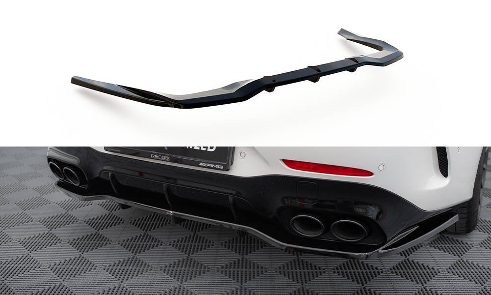 Central Rear Splitter (with vertical bars) Mercedes-AMG GT 43 4 Door Coupe V8 Styling Package