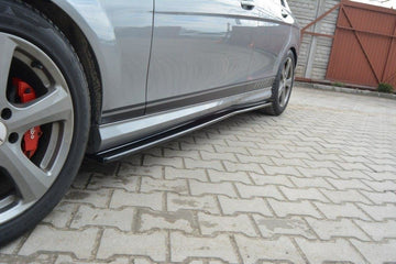 SIDE SKIRTS DIFFUSERS Mercedes C W204 AMG-Line (PREFACE)